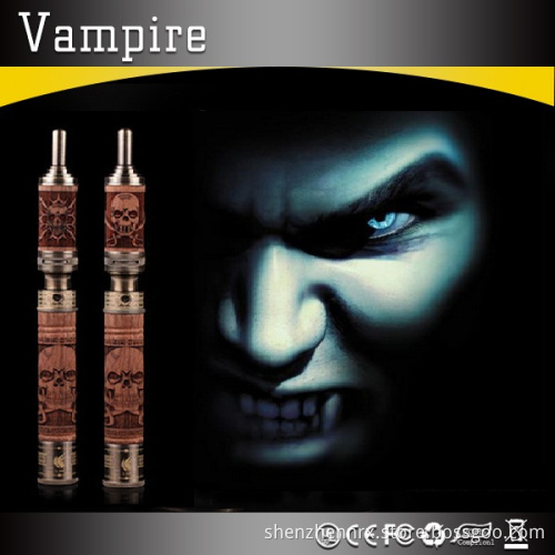 Newest Wooden Ecig Vampire Vaporizer with Vision E-Fire